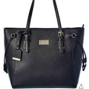 SURELL Accessories Vegan Leather Shopper Tote